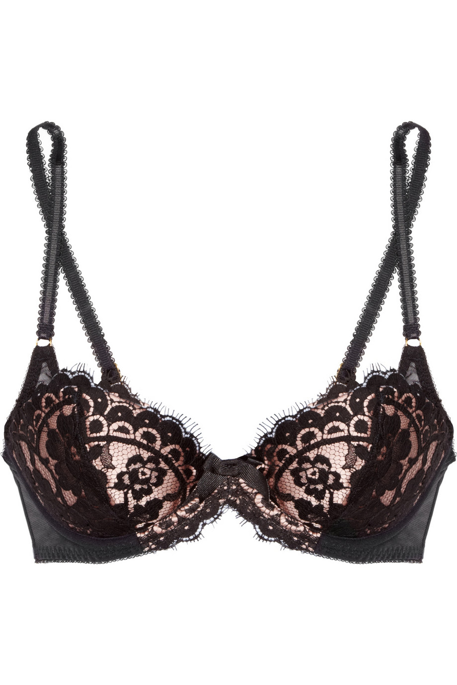 Agent provocateur Selena Pushup Lace and Satin Bra in Pink | Lyst