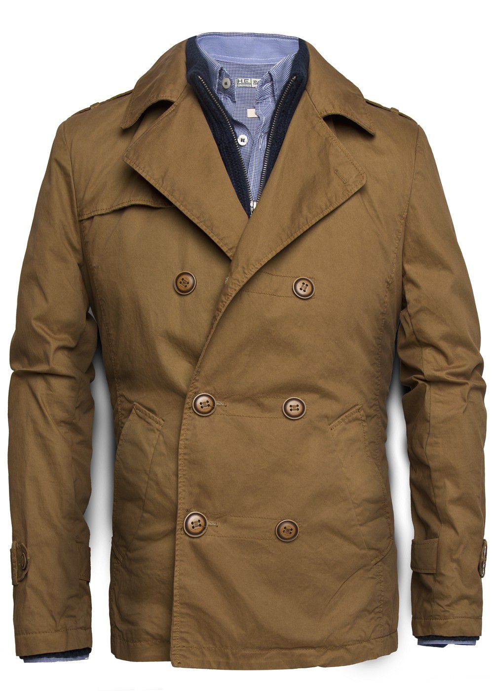 Cotton Pea Coat Men | Han Coats