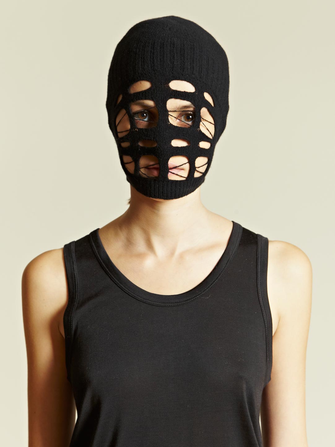 Lyst - Rick owens Rick Owens Womens Full Veil Mask Hat in Black