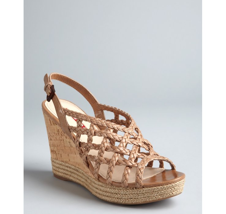 prada woven leather sandals