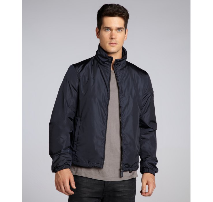 Lyst - Prada Prada Sport Navy Nylon Zip Front Jacket in Blue for Men