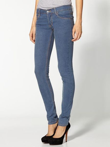 Cheap Monday Narrow Skinny Jean in Blue (very stretch washed) | Lyst