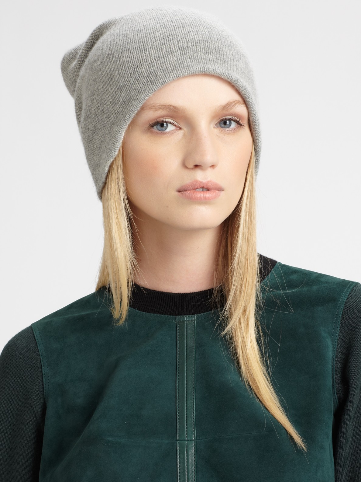 Lyst - Alexander wang Wool Cashmere Beanie in Gray