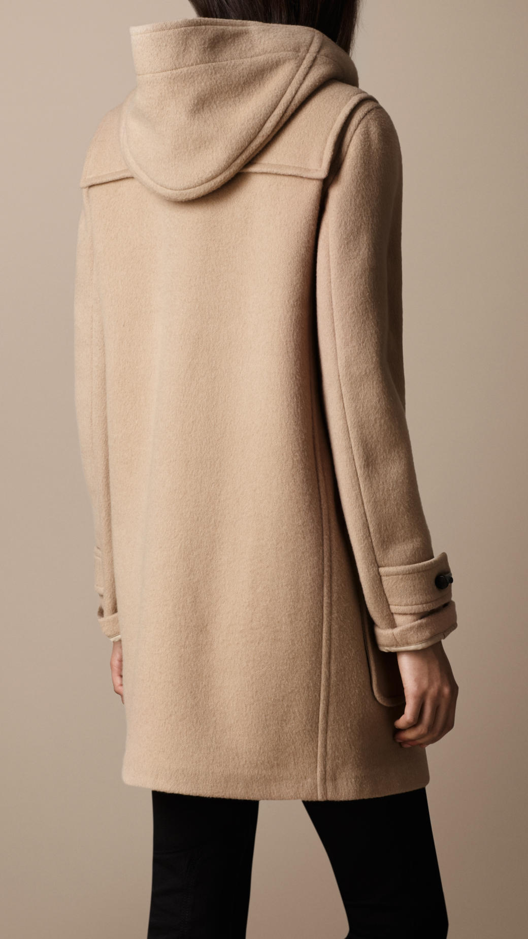 Burberry Brit Wool Duffle Coat in Camel (Brown) - Lyst