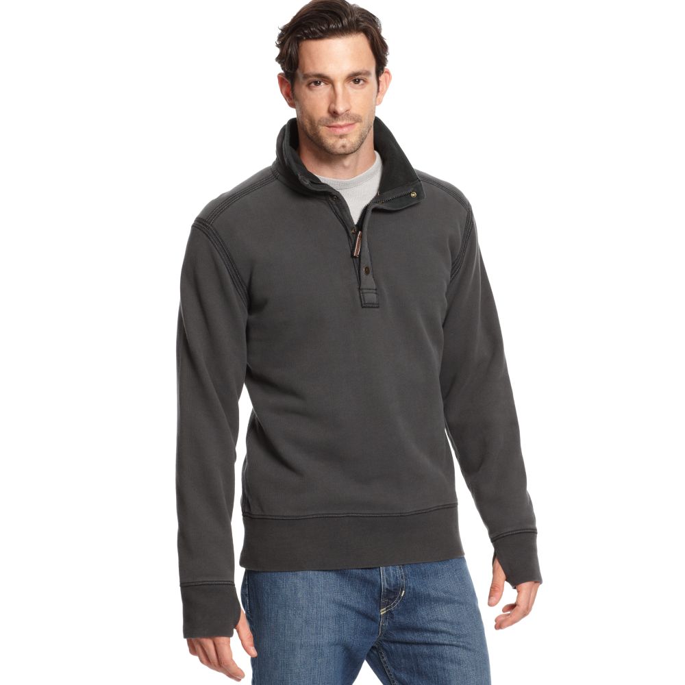Tommy Bahama Explorer Pullover Sweatshirt in Gray for Men | Lyst