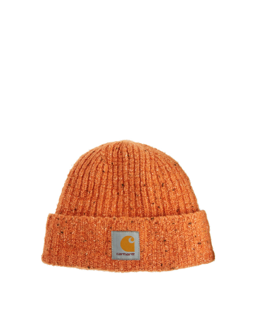 Lyst Carhartt Beanie in Orange for Men