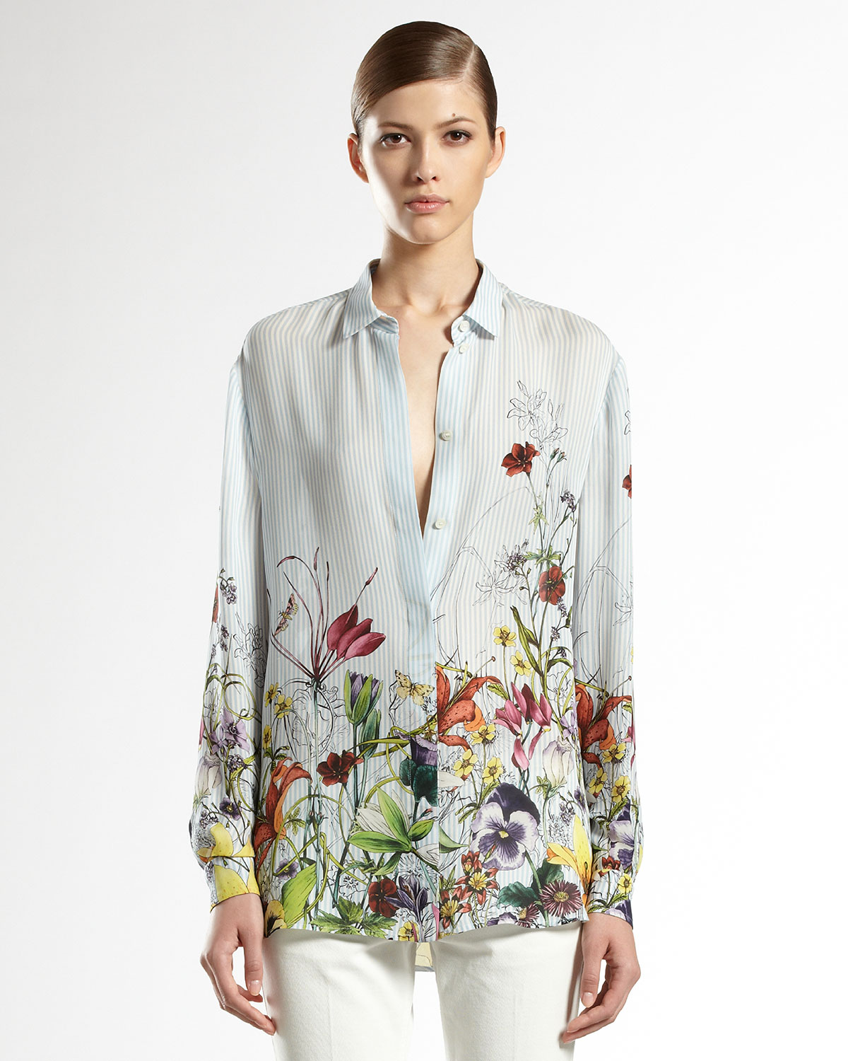 gucci silk shirt women