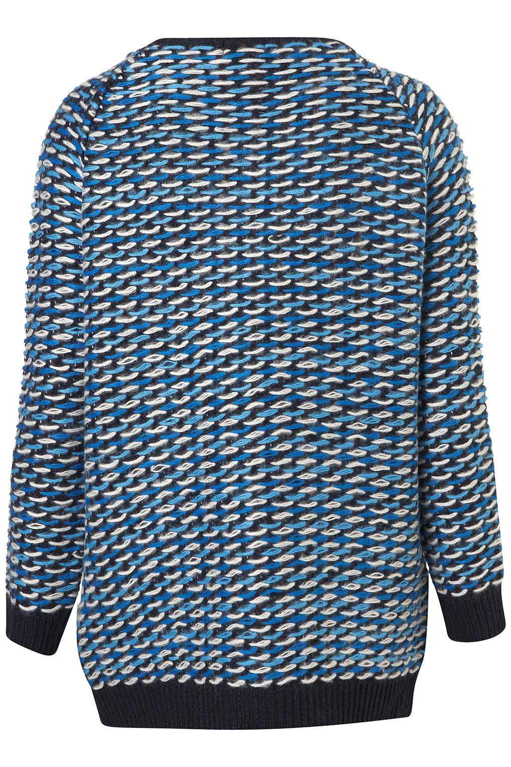 Topshop Knitted Loop Stitch Jumper in Blue | Lyst