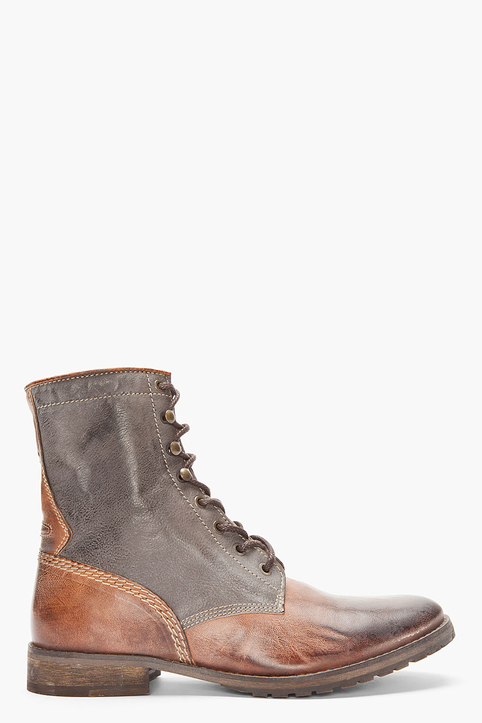 diesel boots brown