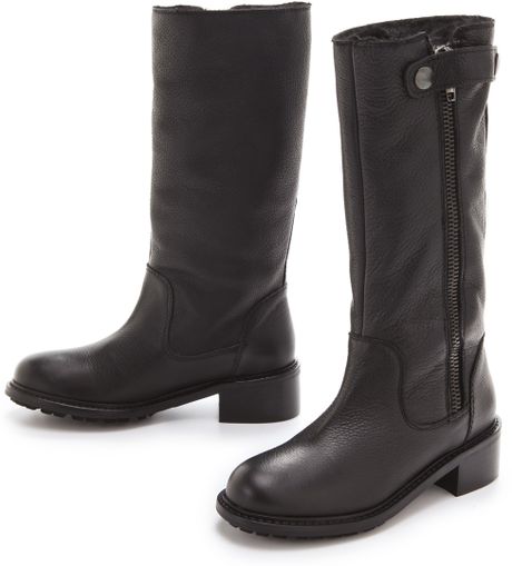 Vince Justine Boots in Black | Lyst