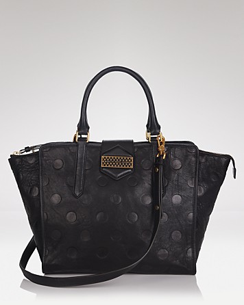 Lyst - Marc by marc jacobs Tote Flipping Dots in Black