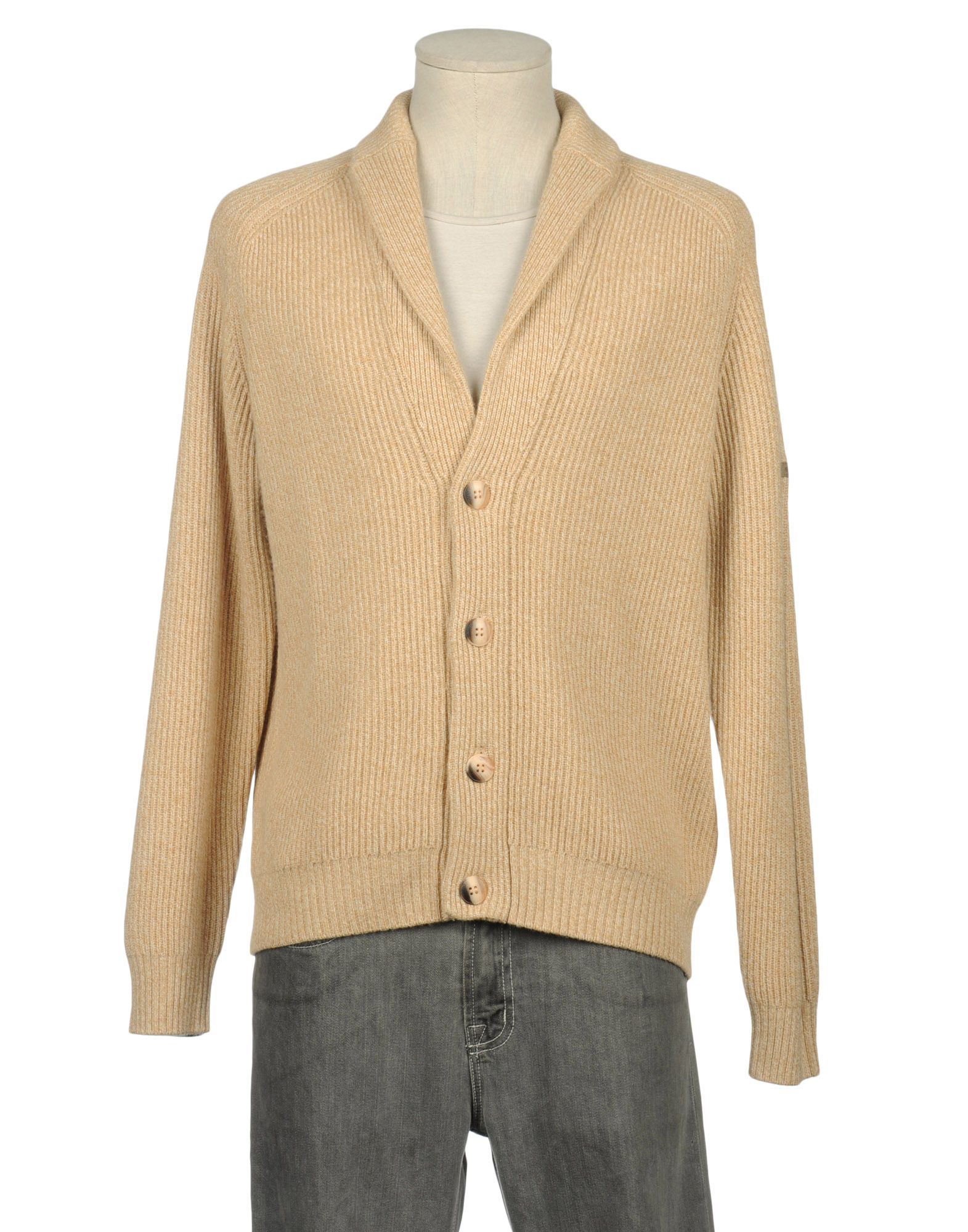 Navigare Cardigan in Beige for Men | Lyst