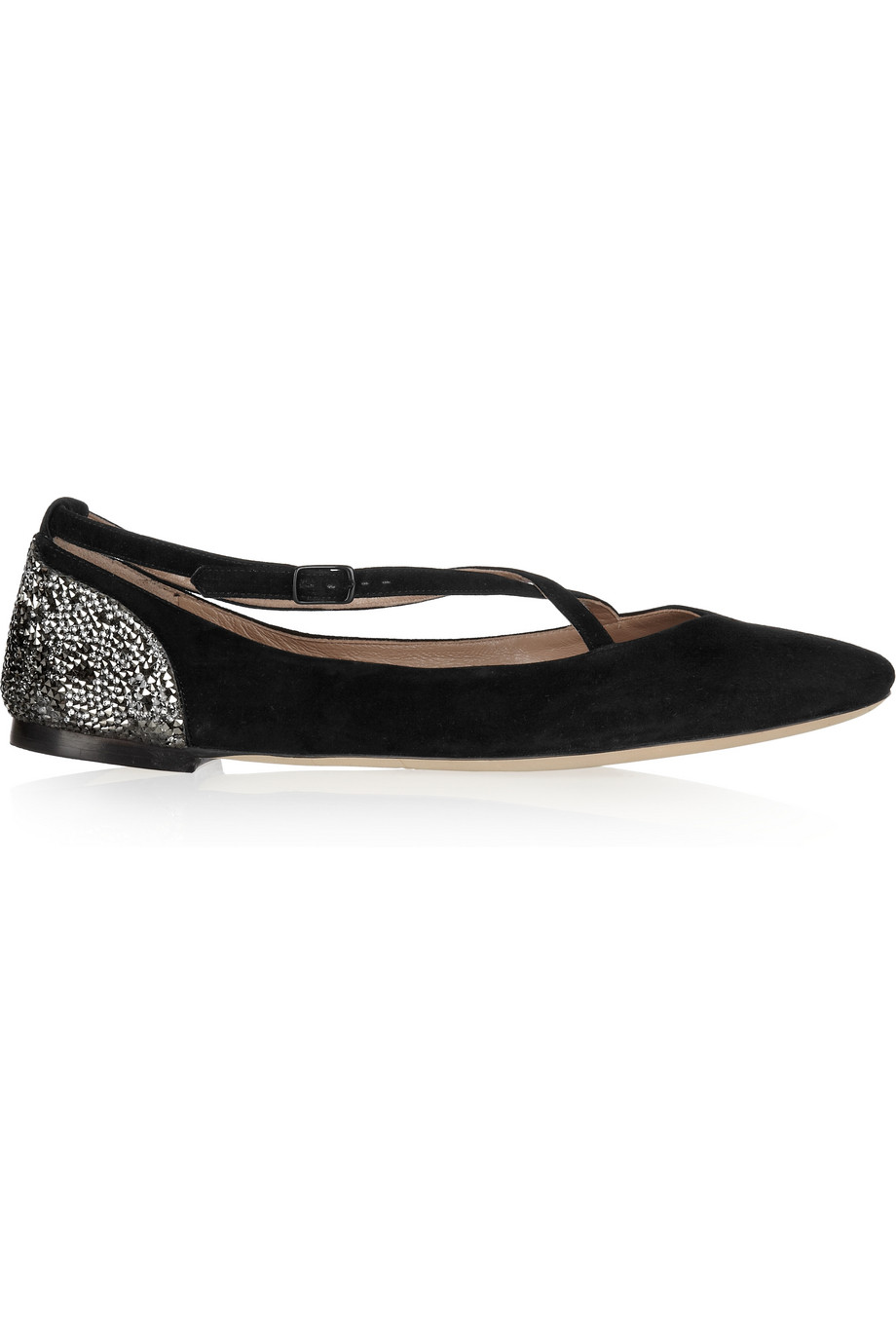 chloe flats black
