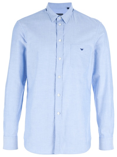 Armani Shirts Blue