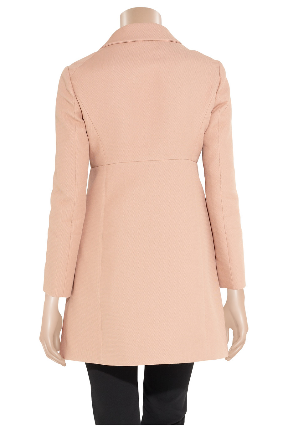 miu miu double breasted coat