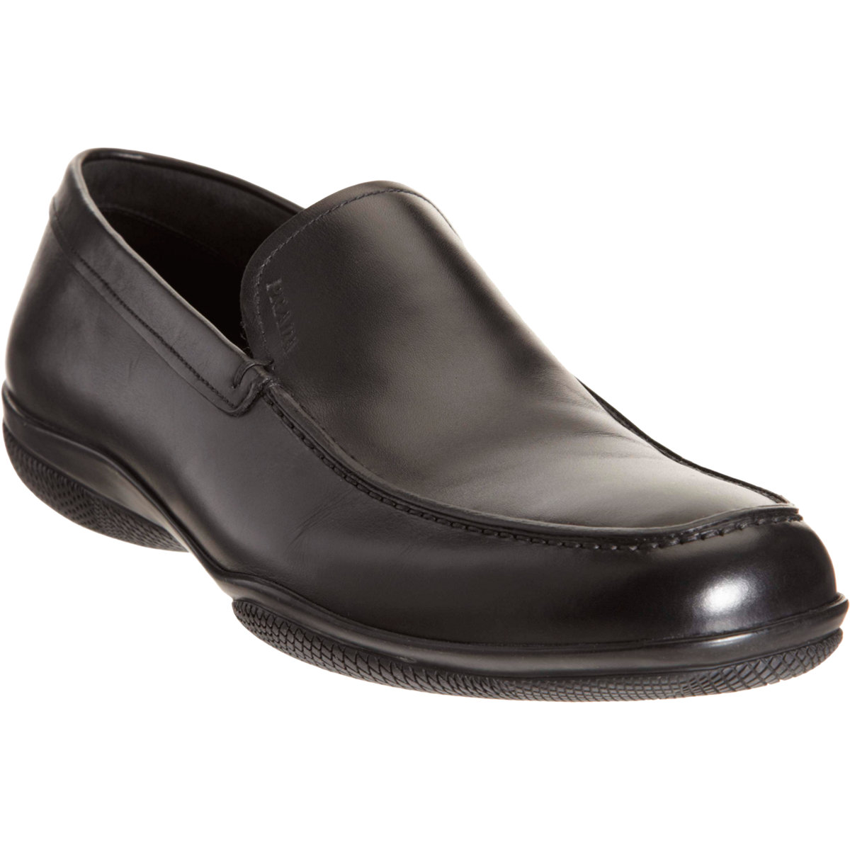 Prada Apron Toe Loafer in Black for Men | Lyst