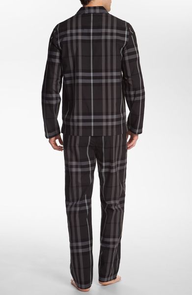 Burberry London Pajama Set in Gray for Men (dark charcoal beat) | Lyst