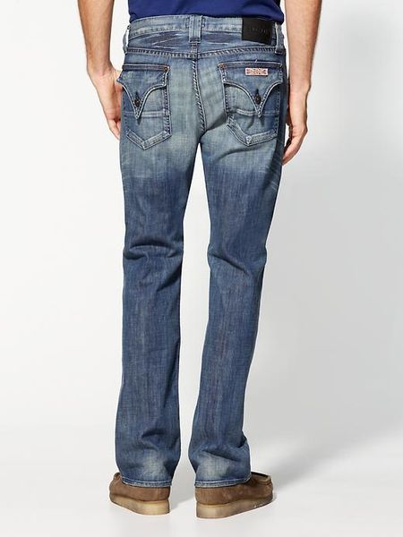 Hudson Webber Flap Pocket Bootcut Jeans in Blue for Men (cuda) | Lyst