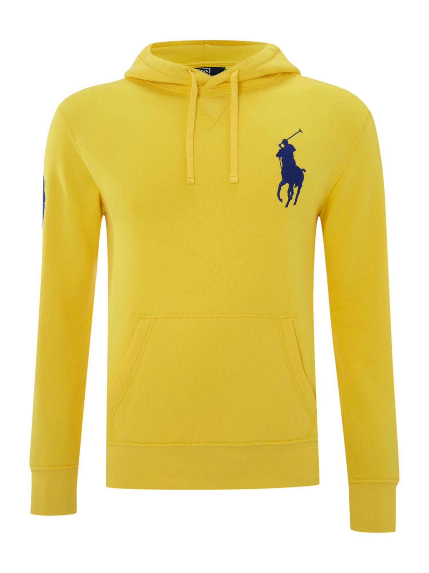 Polo Ralph Lauren Big Pony Hooded Sweater in Yellow for Men | Lyst