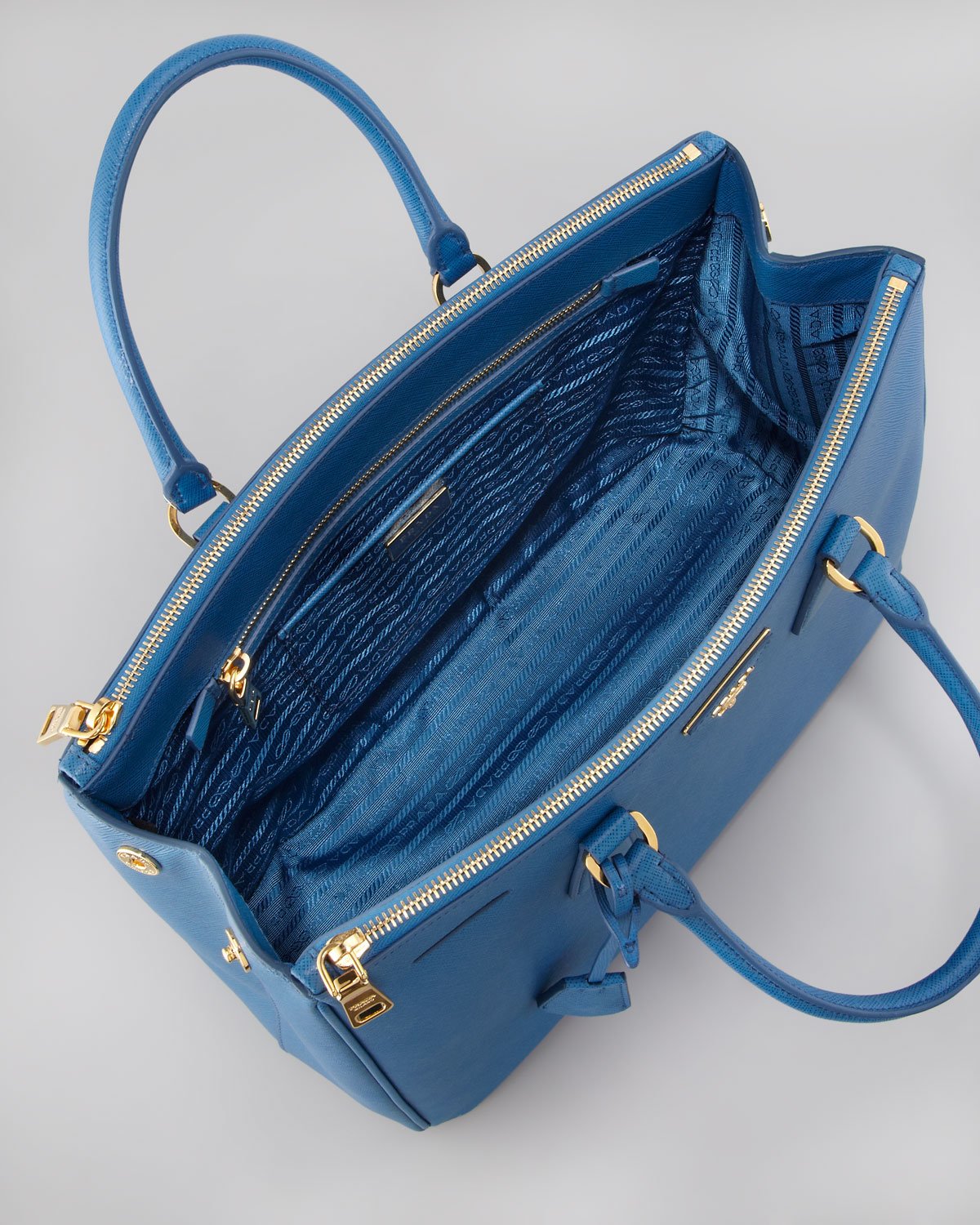 Prada Saffiano Executive Tote Bag Cobalto in Blue (cobalto) | Lyst  