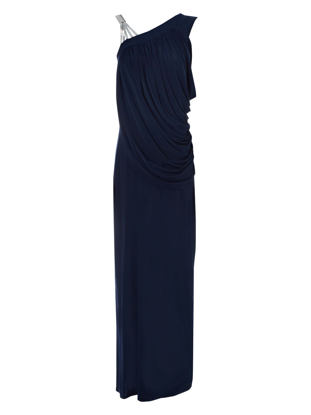 Jane Norman Strap Maxi Dress in Blue | Lyst