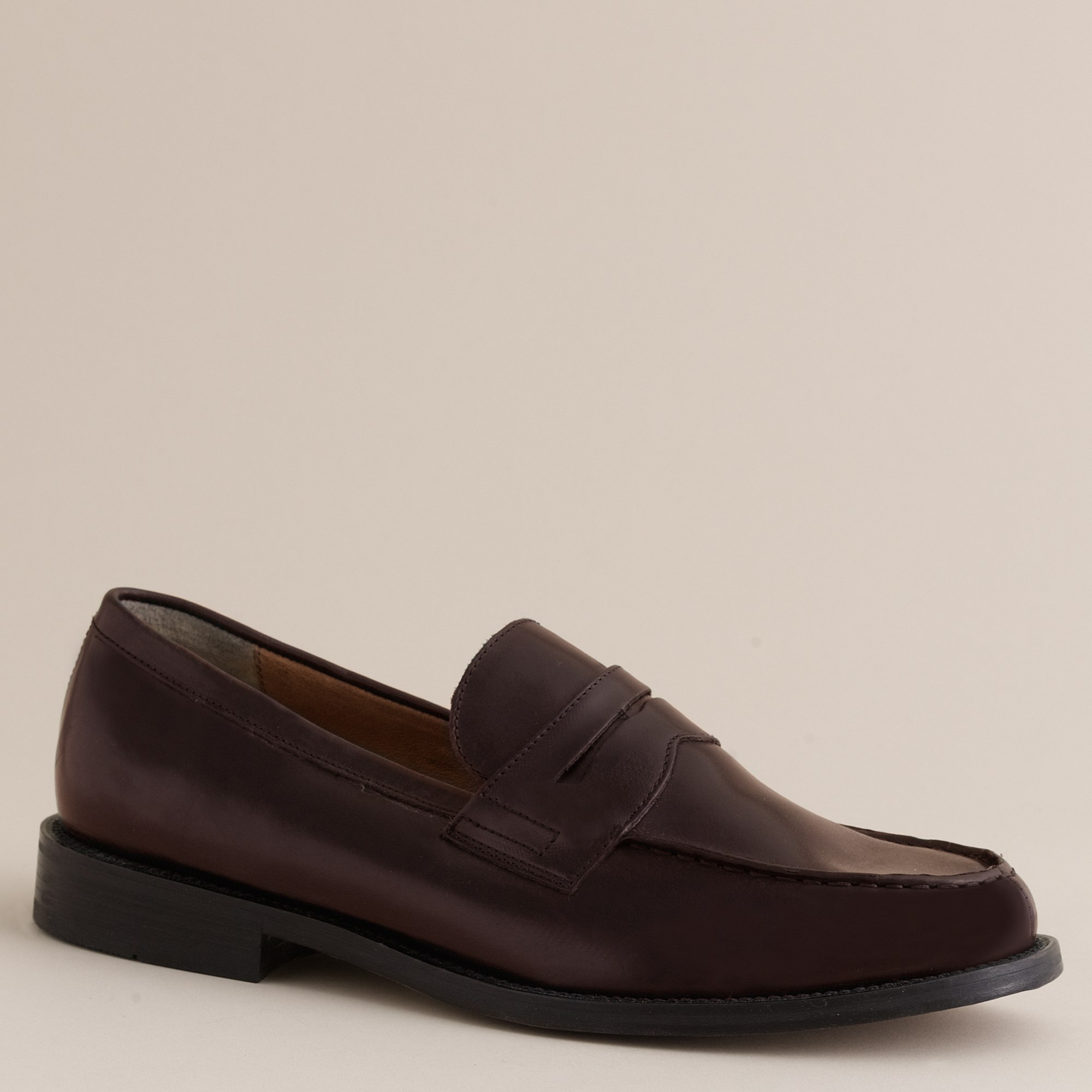 J.crew Classic Leather Penny Loafers in Brown for Men | Lyst