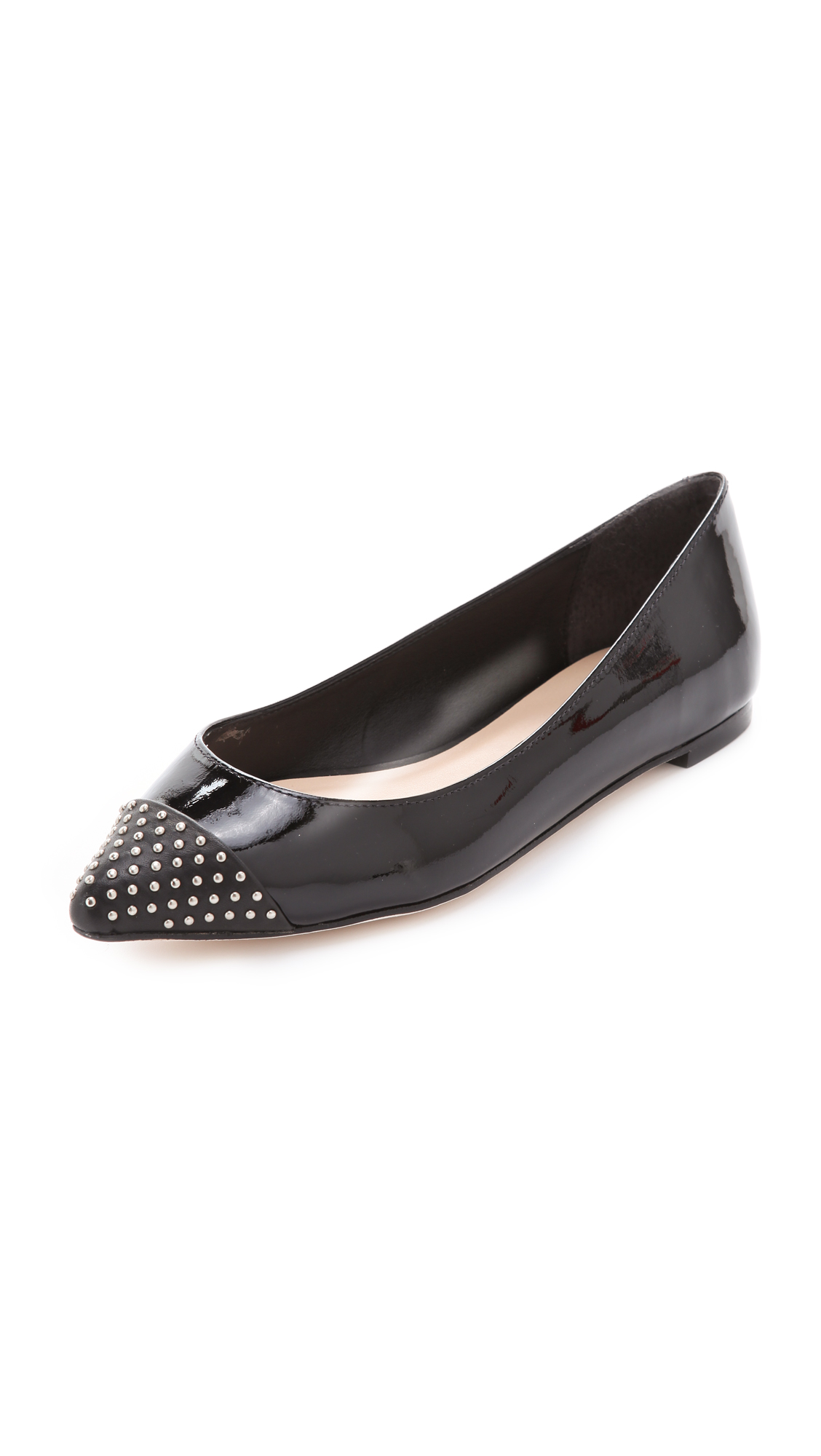loeffler randall ballet flats black