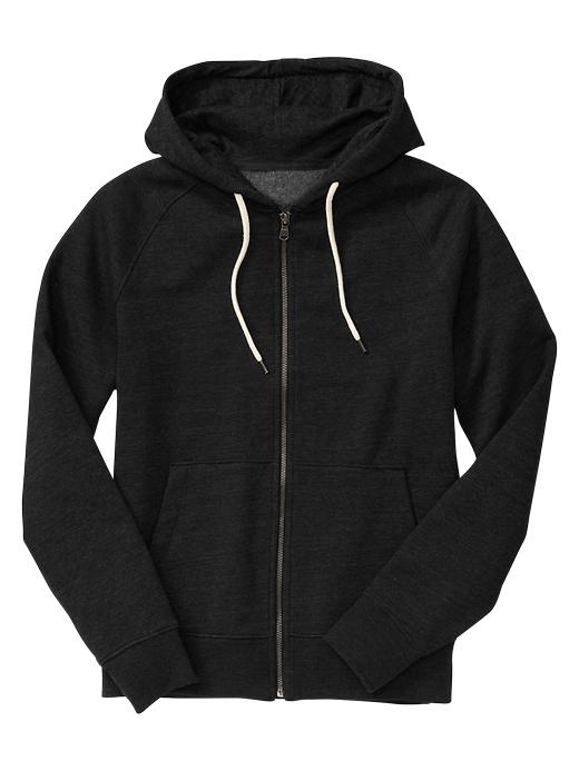 Gap Raglan Zip Hoodie in Black for Men (true black ) | Lyst