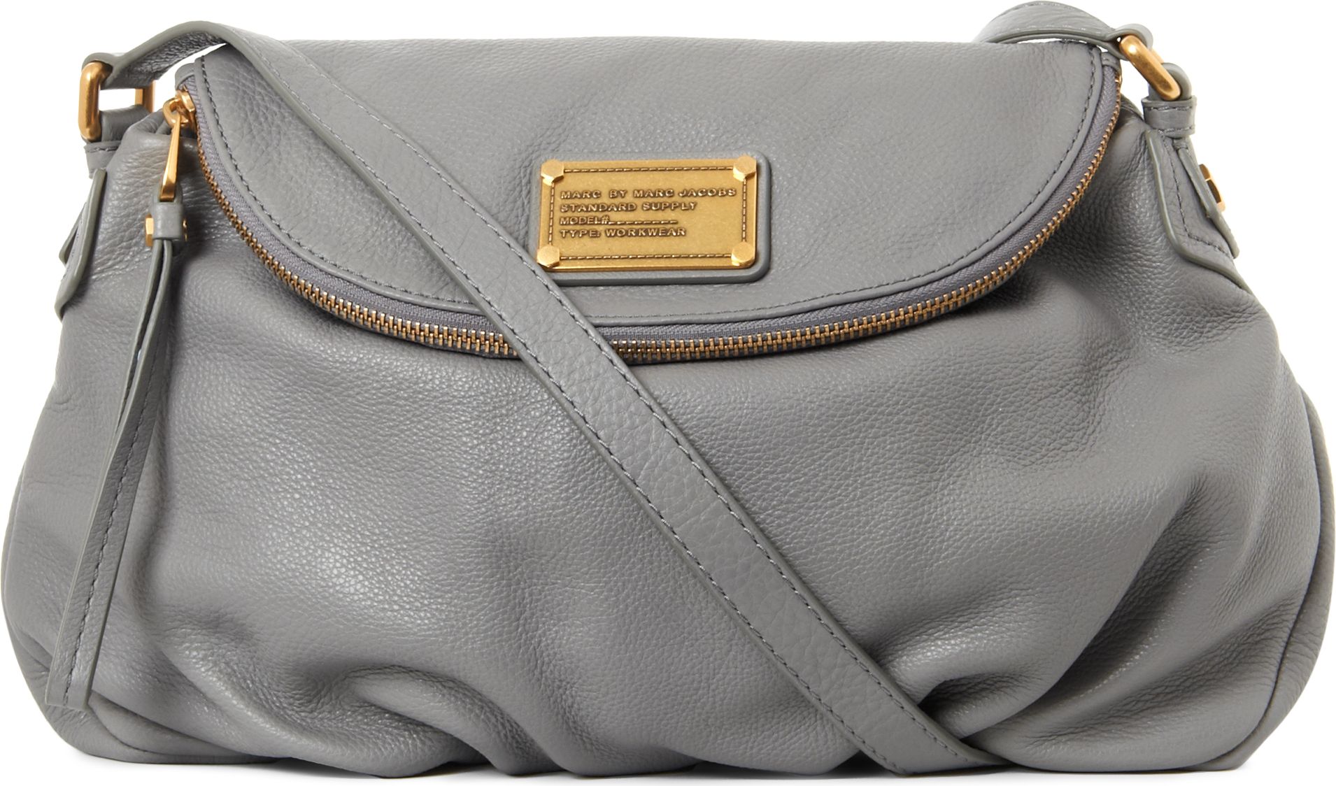 Marc By Jacobs Classic Q Natasha Shoulder Bag In Gray Lyst Gallery Previously Sold At Selfridges Women S Marc Jacobs Natasha