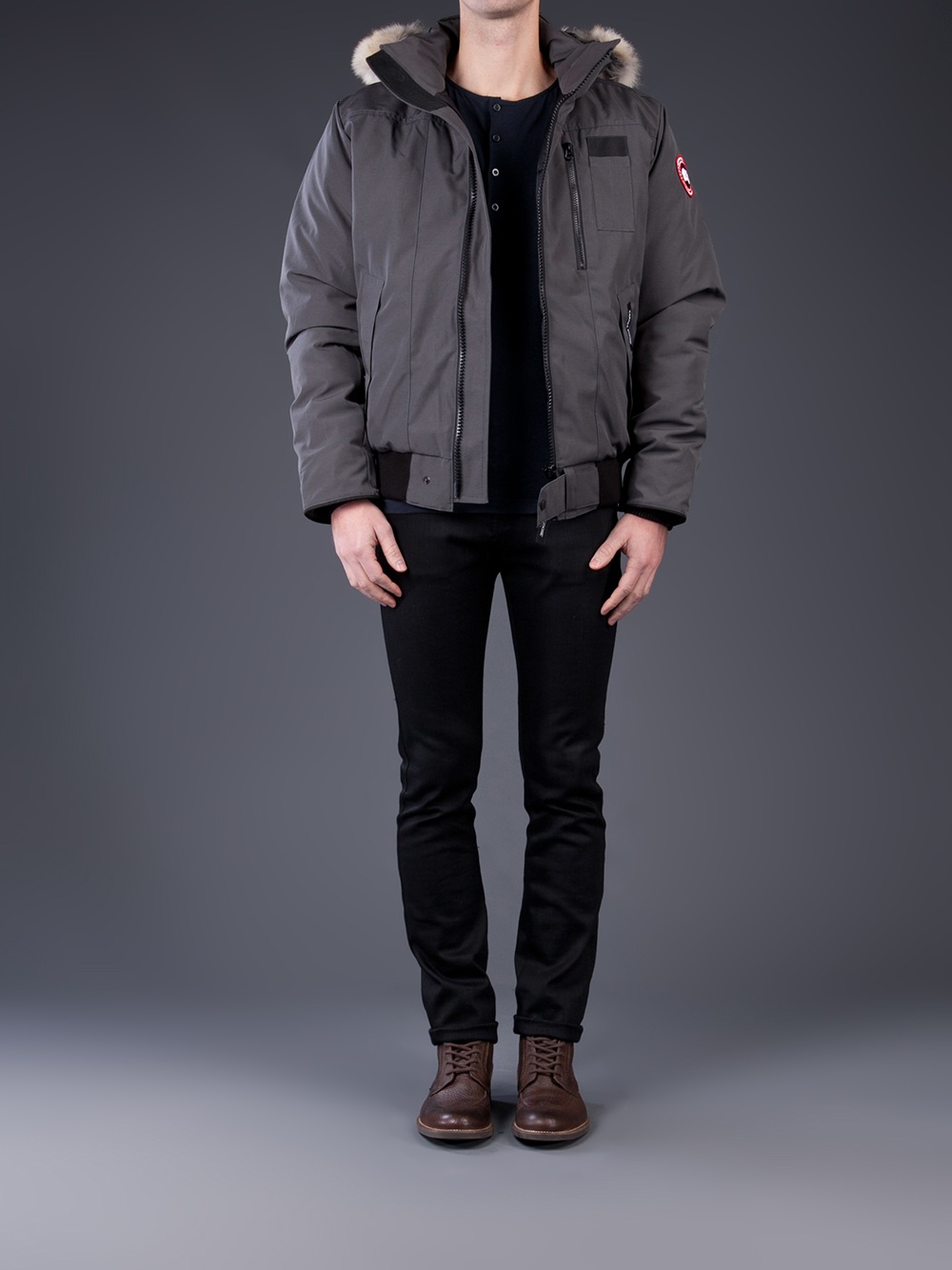 canada goose borden bomber graphite canada goose borden bomber graphite