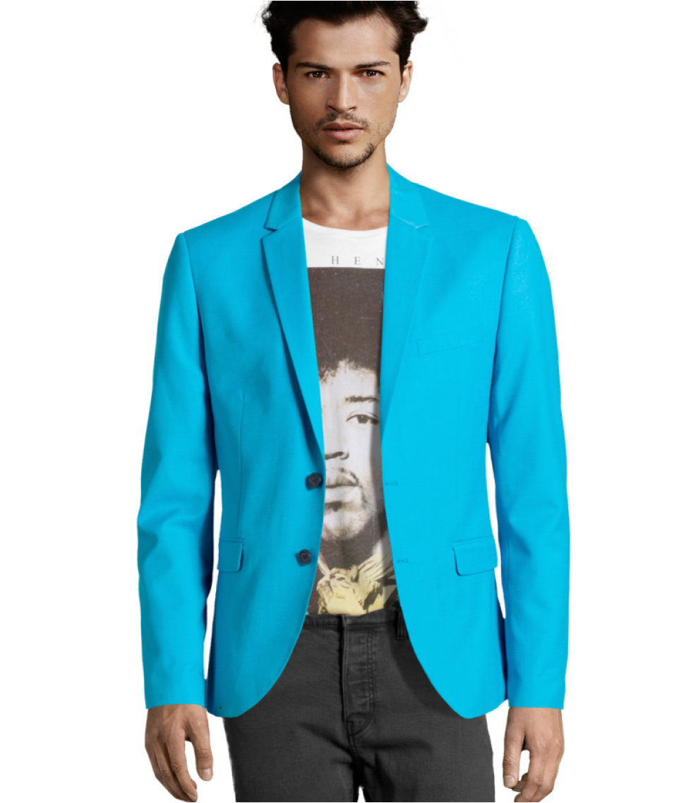 H&m Jacket in Blue for Men (turquoise) Lyst