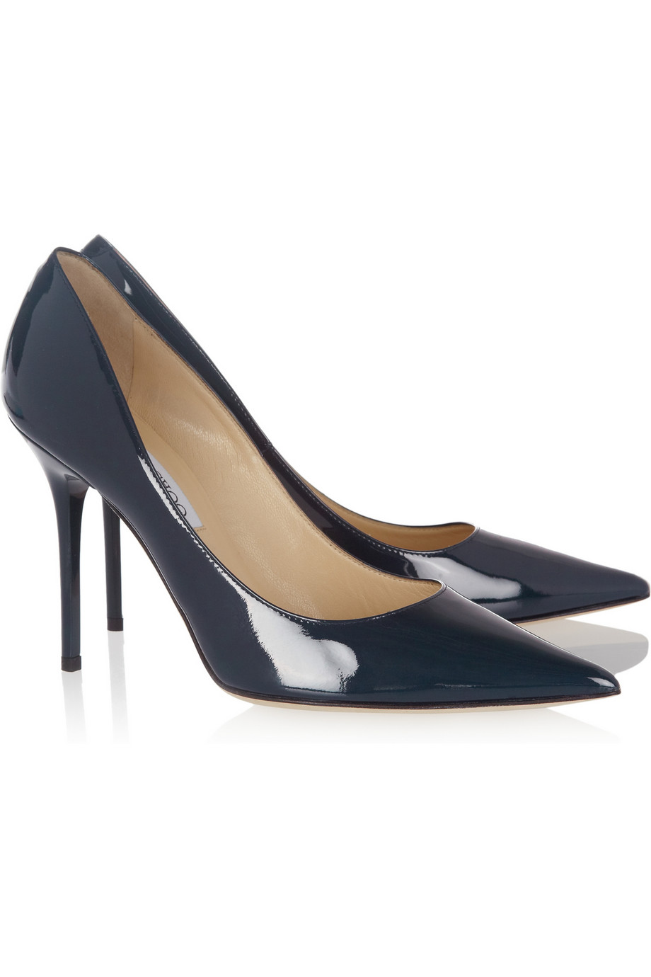 Jimmy Choo Abel Patentleather Pumps in Blue (navy) | Lyst