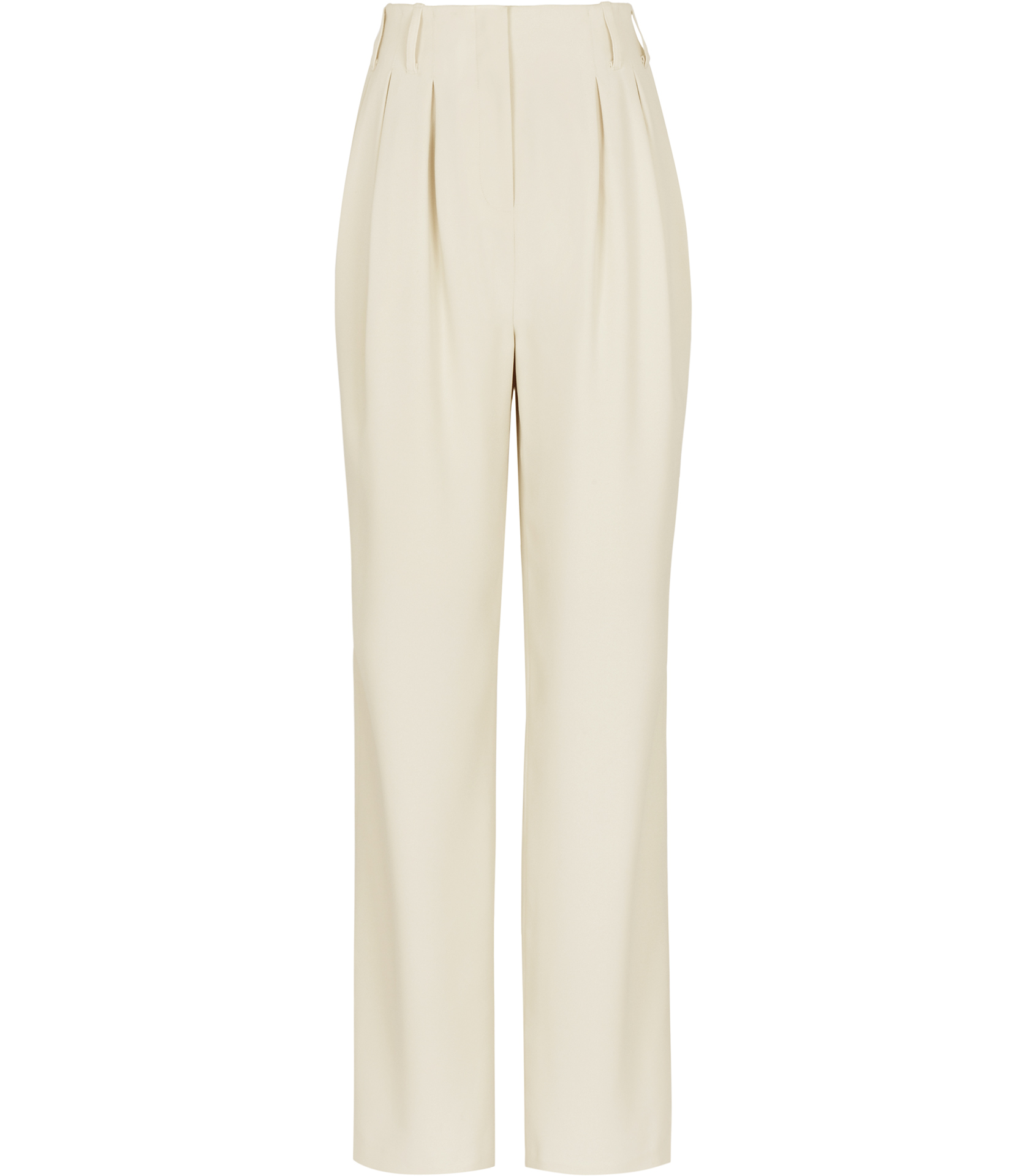 Lyst - Reiss Harperie Pleat Front Trousers in Natural