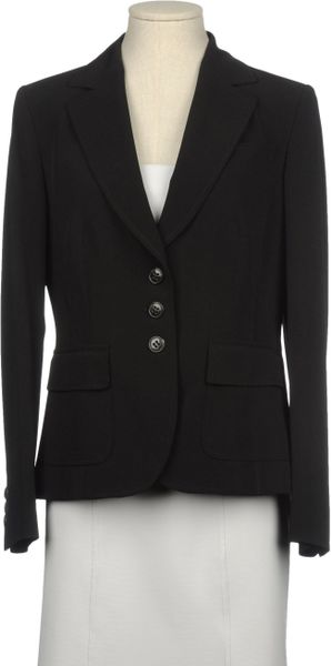 Les Copains Blazer in Black | Lyst