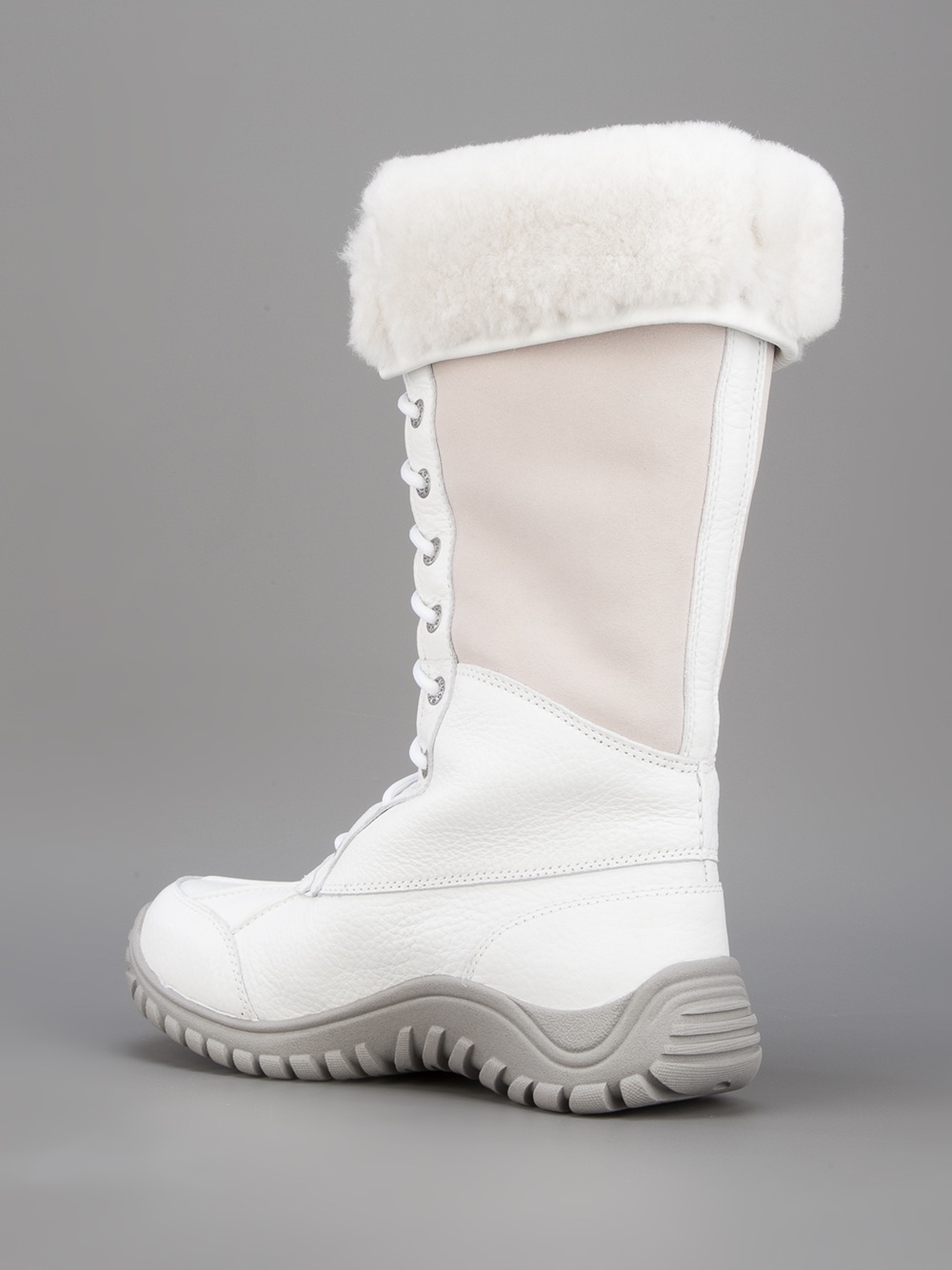 white snow boots men's
