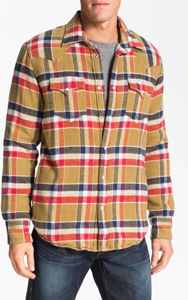 True Religion Plaid Flannel Shirt Jacket in Green for Men (olive green ...