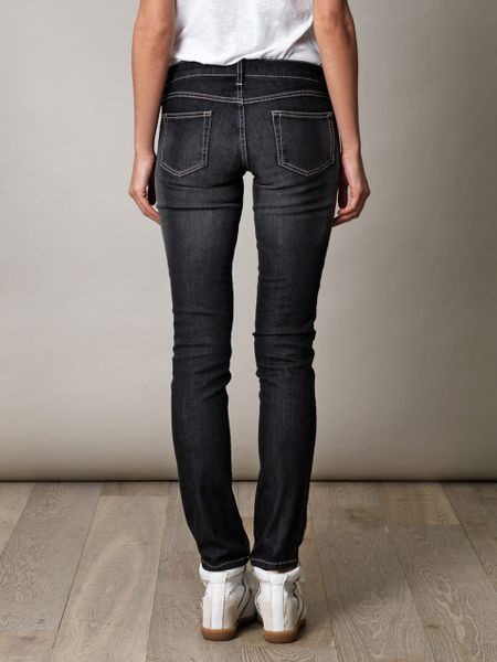 Etoile Isabel Marant Jerem Lowrise Skinny Jeans in Black | Lyst
