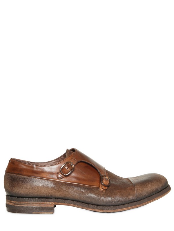 Ink Shoes Sauvage Leather Laceup Shoes in Brown for Men | Lyst