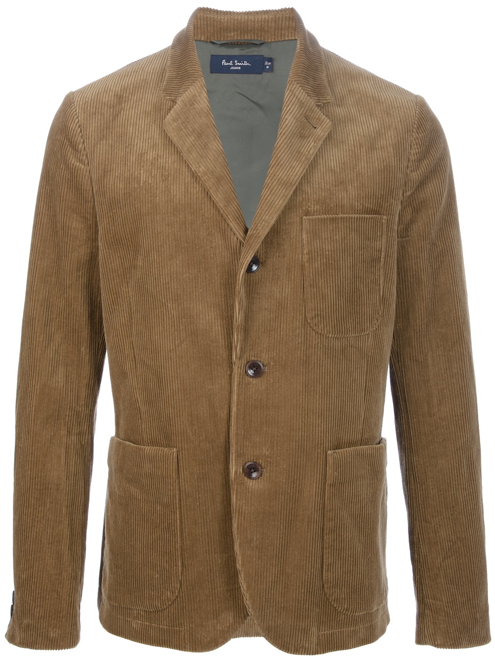 Paul Smith Cord Jacket in Brown for Men | Lyst