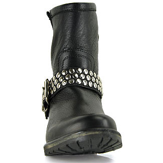 steve madden black moto boots