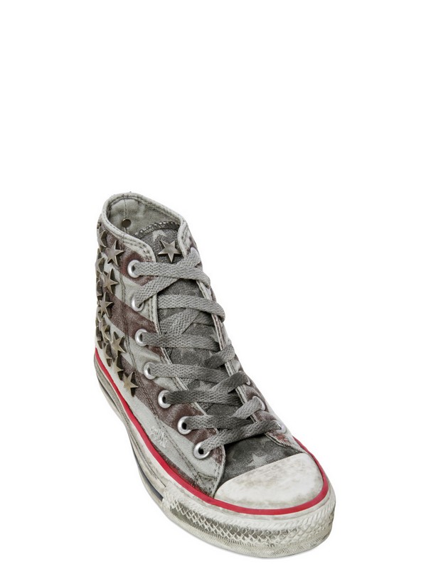 Converse Limited Edition Star Studded Sneakers in Gray for Men (blue ...