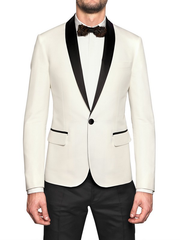 Lyst - Dsquared² Silk Cotton Tokyo Tuxedo Jacket in White for Men