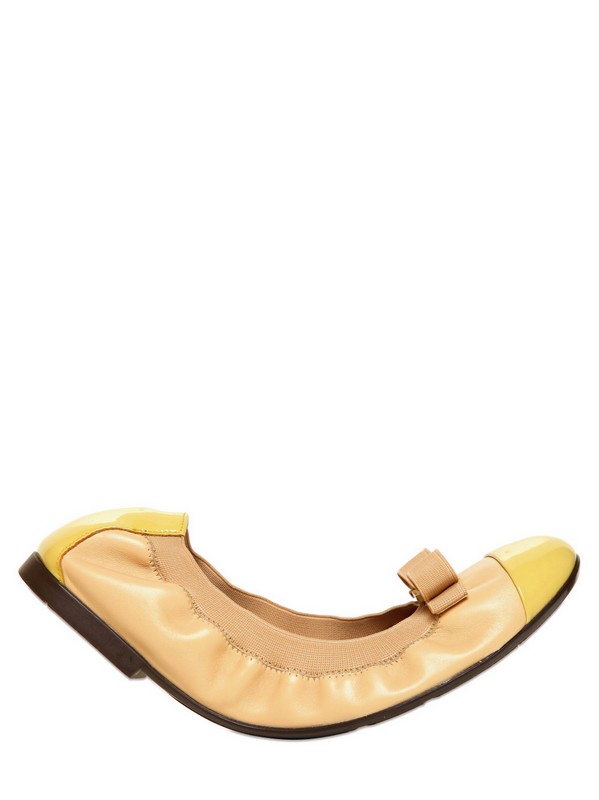 natural ballet flats