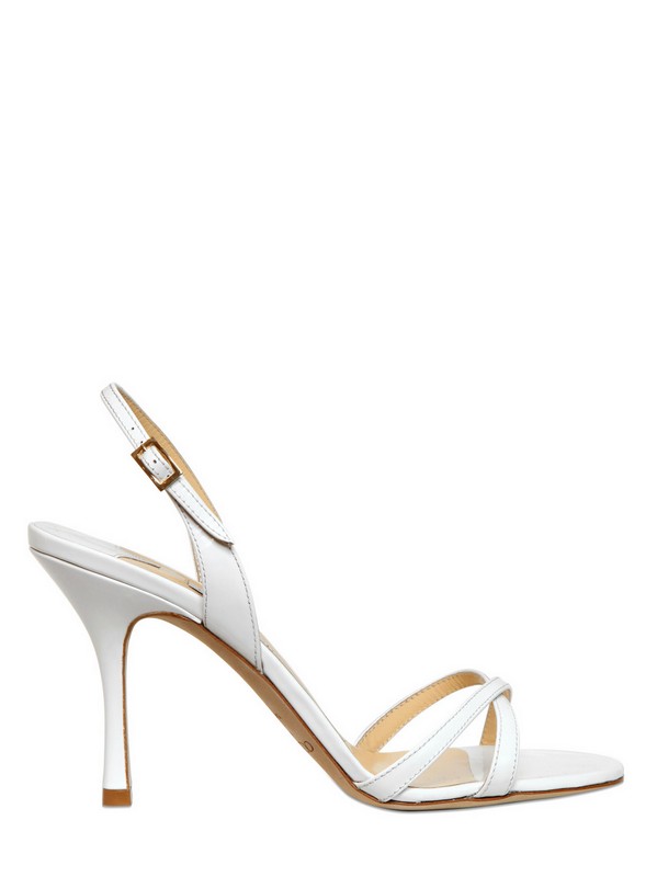 jimmy choo white flat sandals