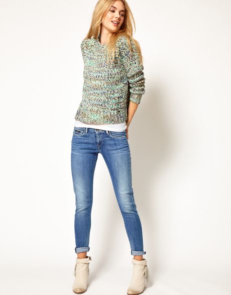 Pepe Jeans Soho Skinny Jeans in Blue (midwash) | Lyst
