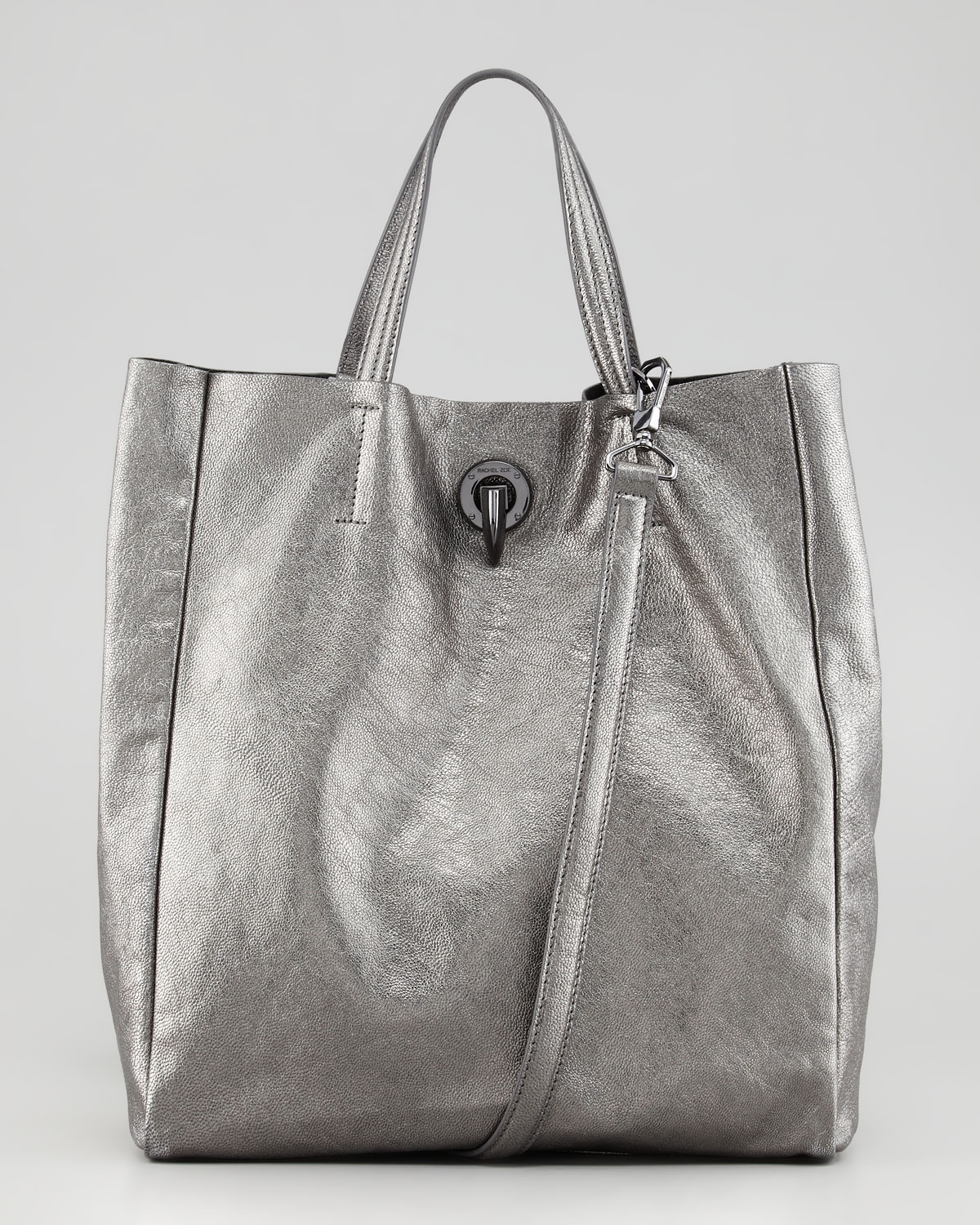Lyst Rachel Zoe Eve Day Tote Bag Pewter In Metallic Gallery