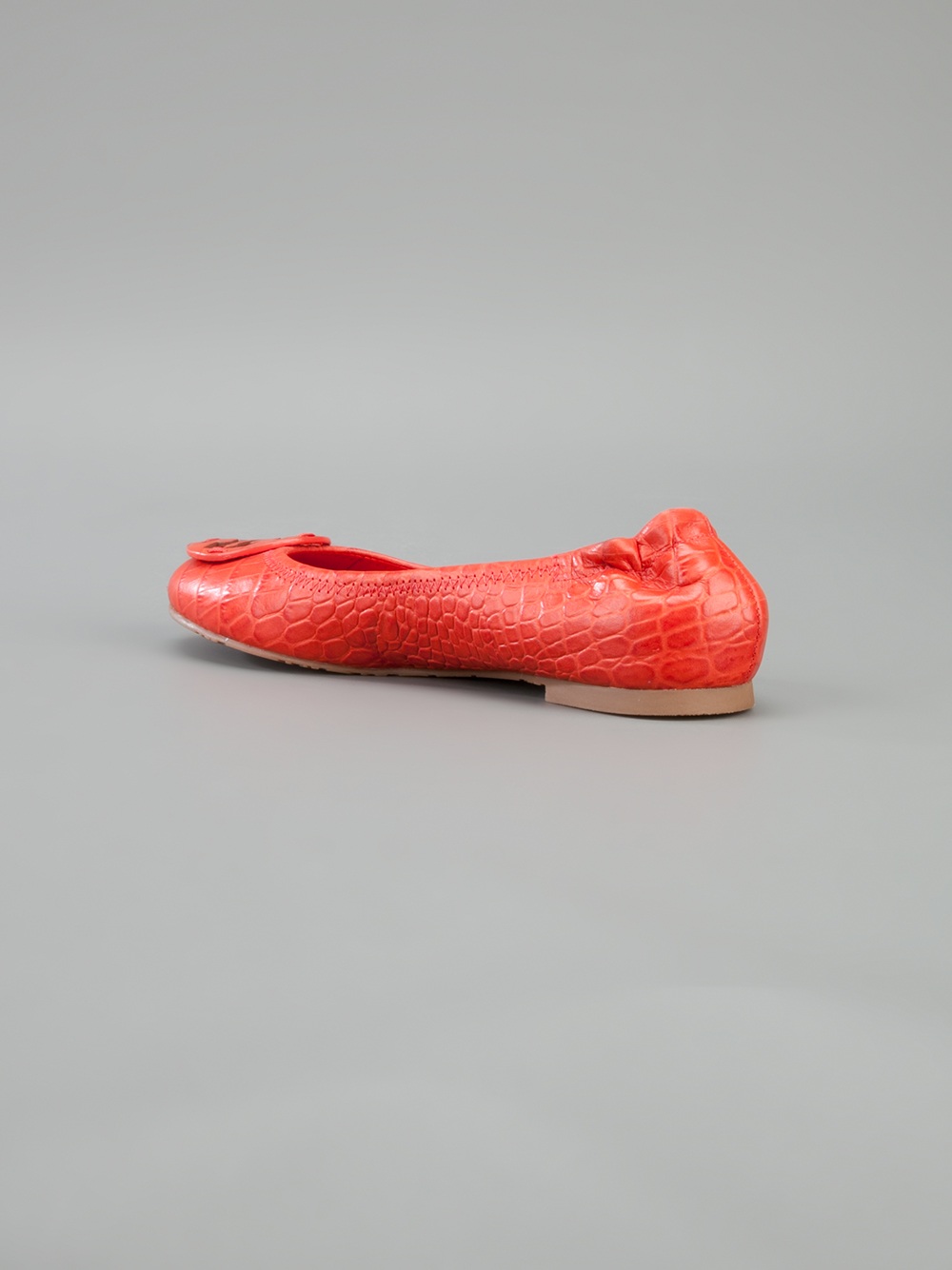 tory burch red patent flats