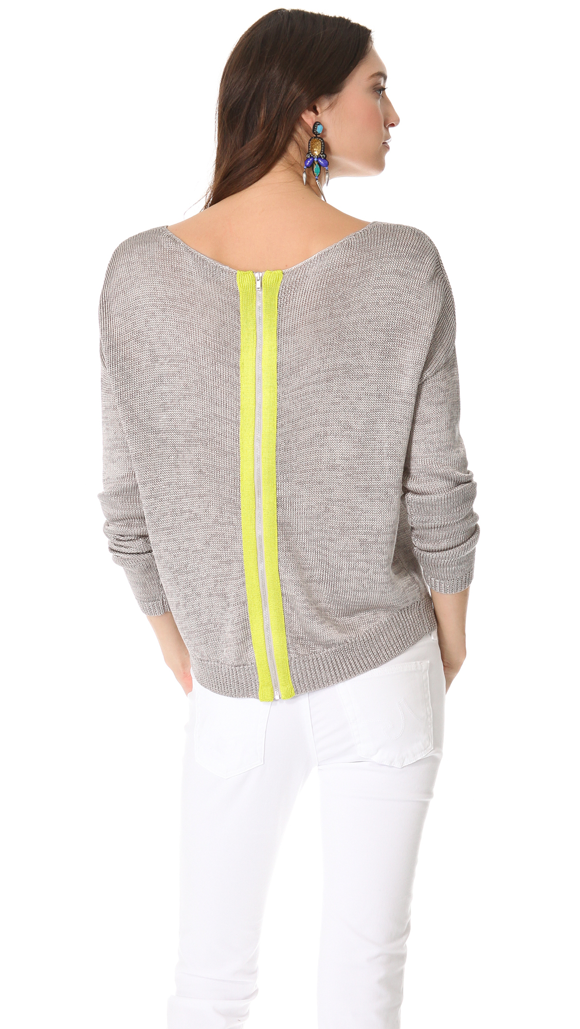 back zip sweatshirt