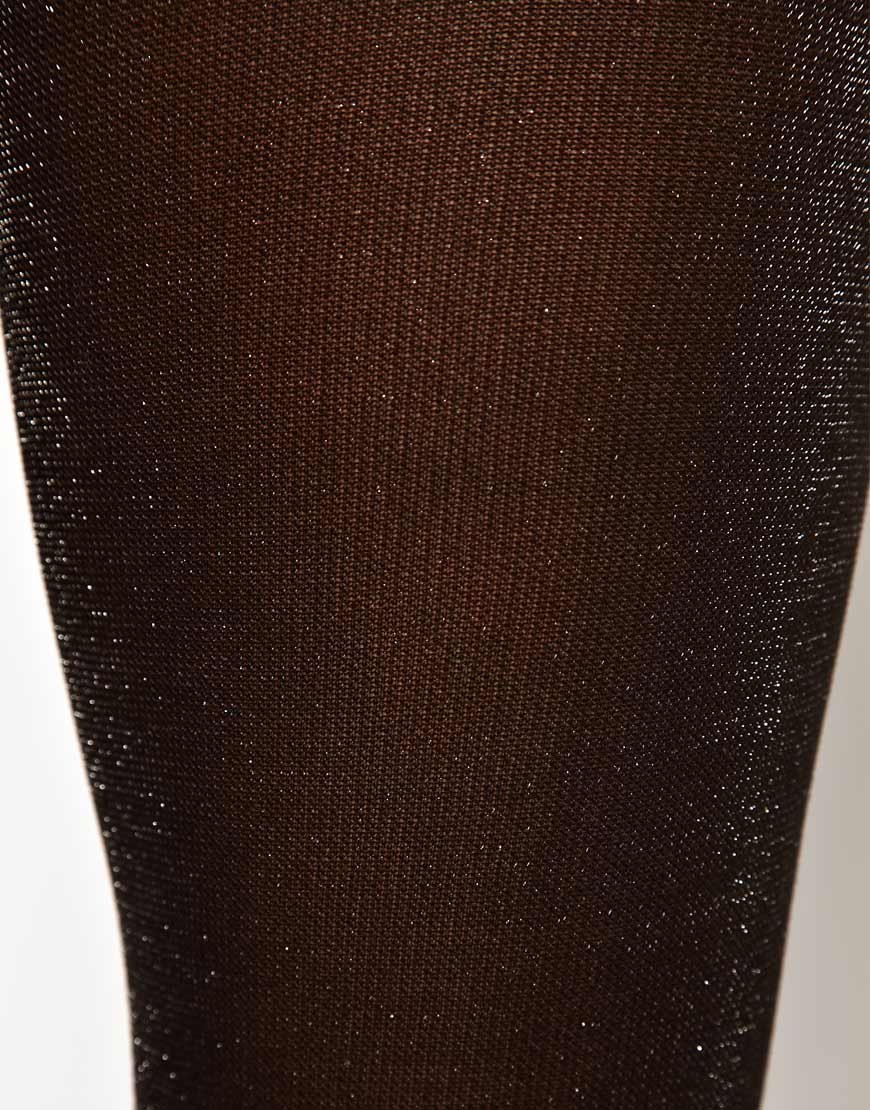 sparkle tights nude wool