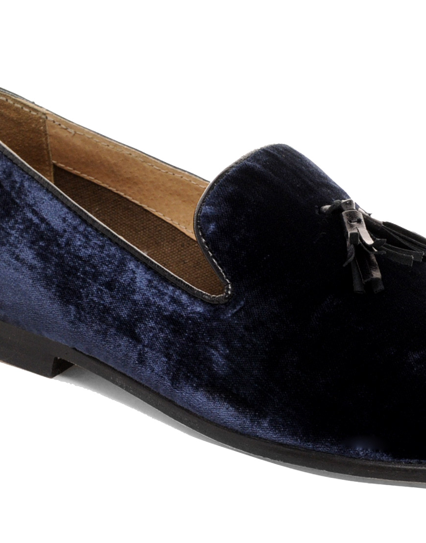 tallia men's eduardo velvet tassel loafers